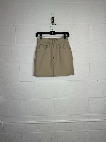 Helmut Lang Raw Denim Mini Skirt