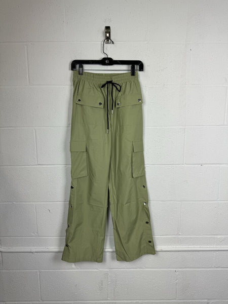 No brand Cargo Pants with Snap Sides