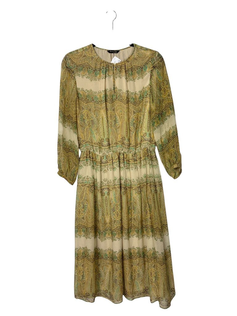 MOSSIMO DUTT PAISLEY PRINT MAXI DRESS