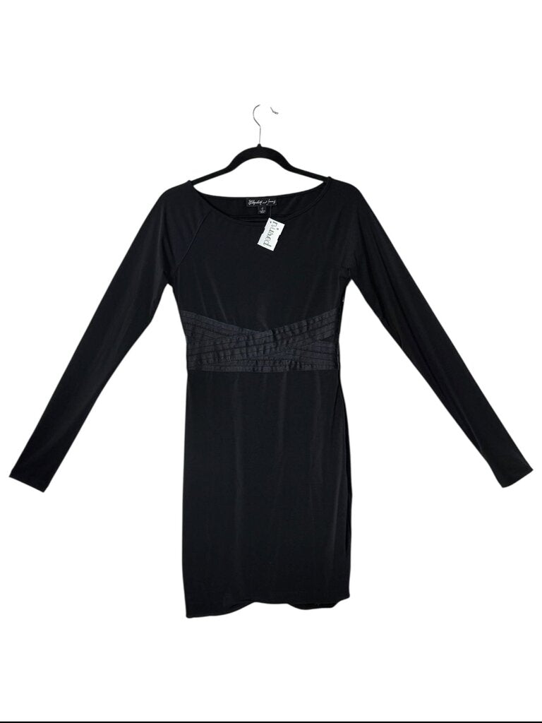 ELIZABETH AND JAMES BODY CON DRESS WITH RIBBON DETAIL