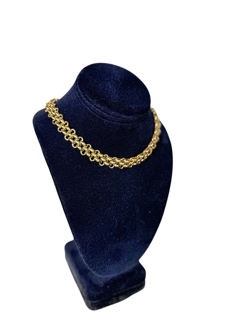 ADJUSTABLE CHAIN LINK NECKLACE