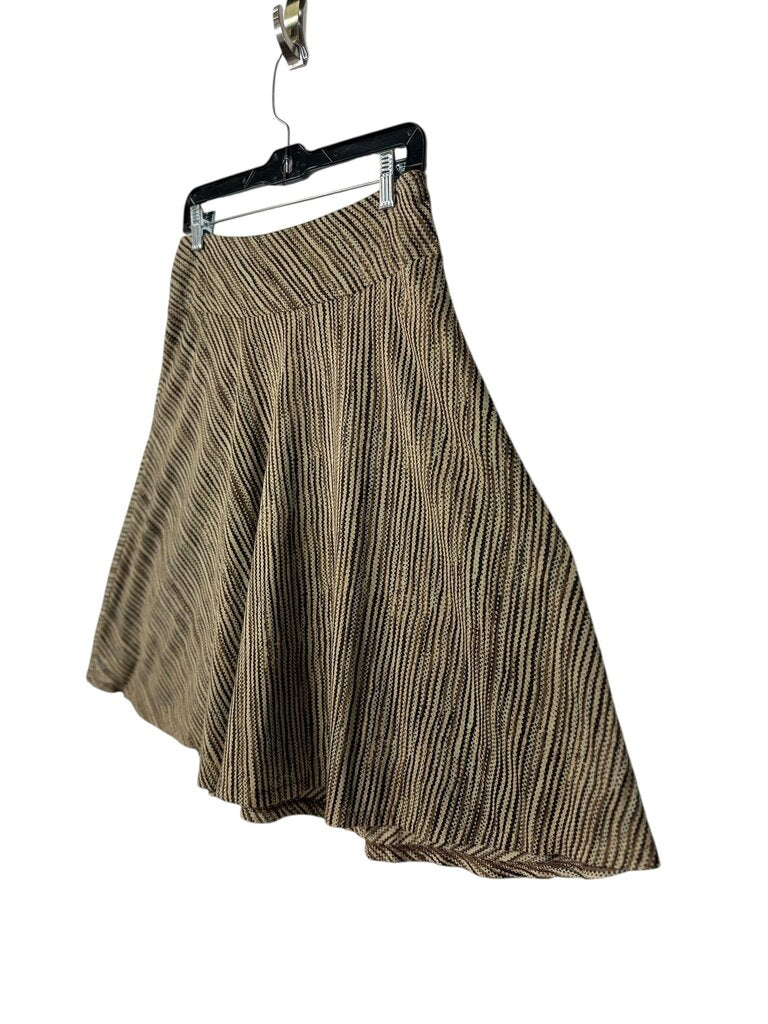 New York & Company abstract striped skirt
