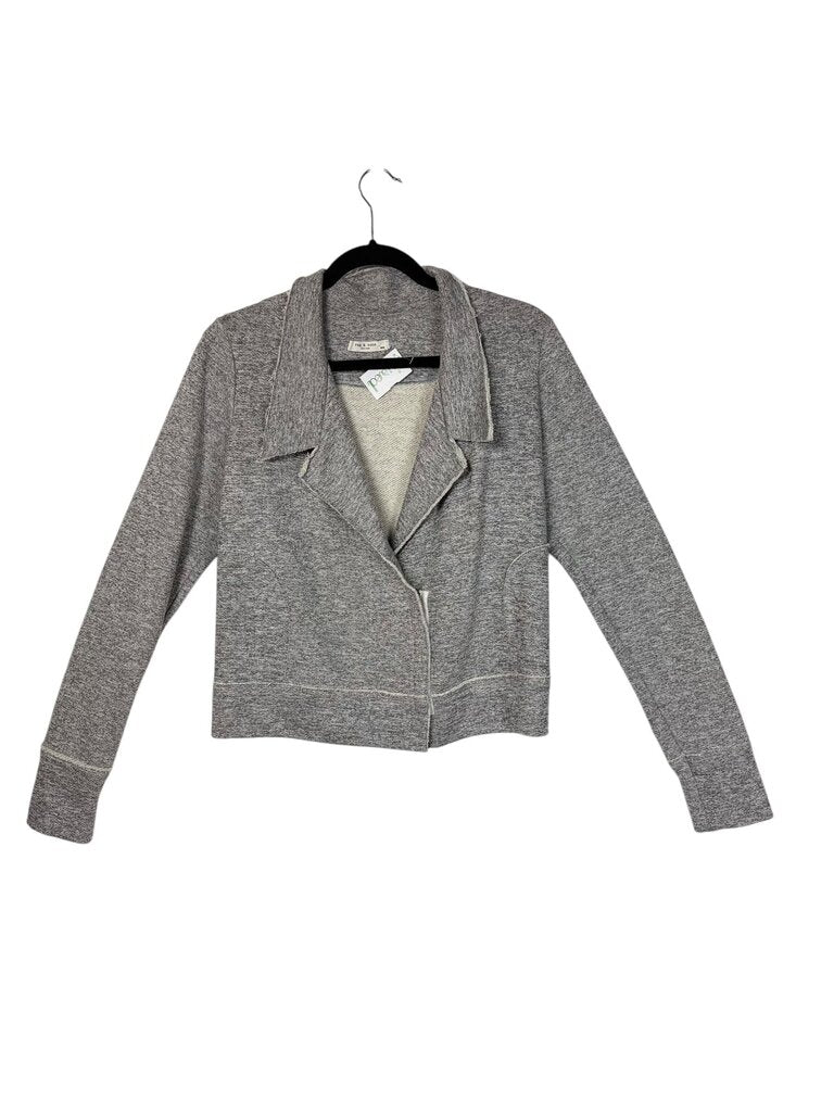 Rag & Bone heathered zip jacket