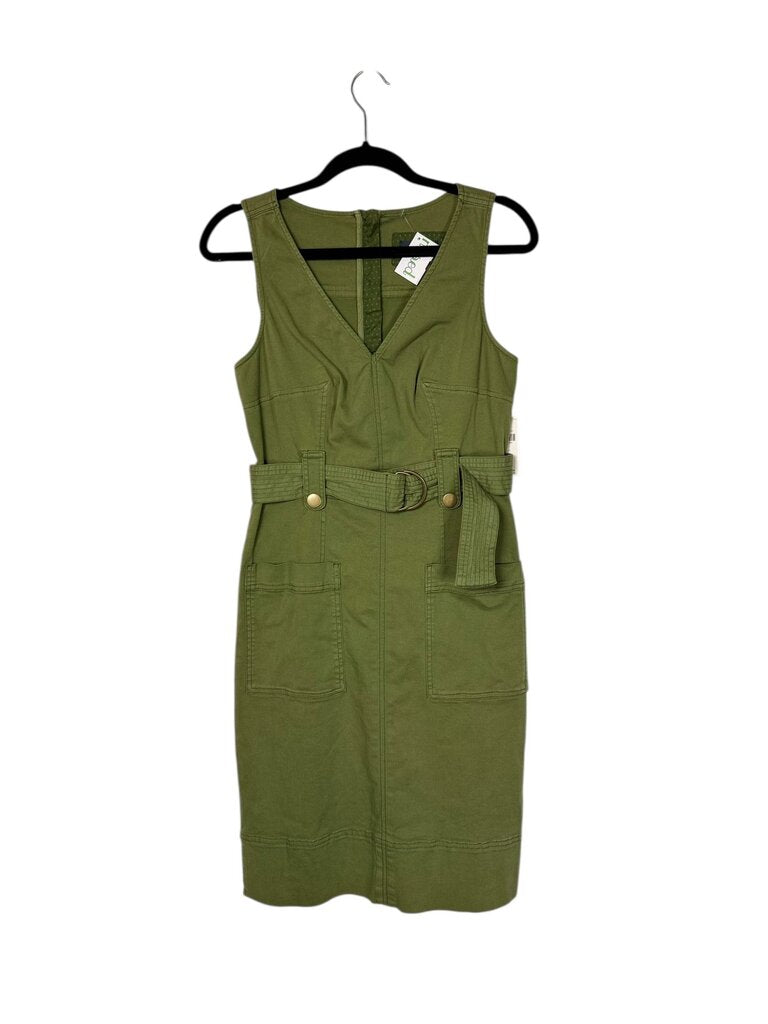 Maeve belted military dress