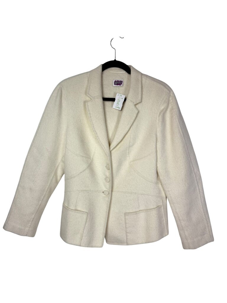 Leggiadro cashmere button blazer