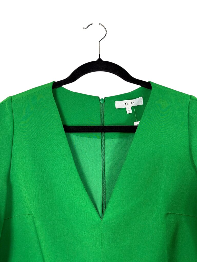 MILLY CROPPED FLUTTER BLOUSE