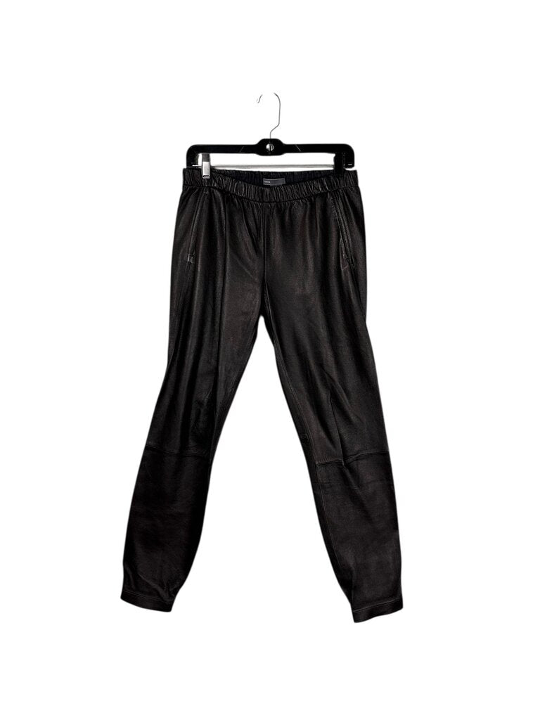 VINCE LEATHER JOGGERS