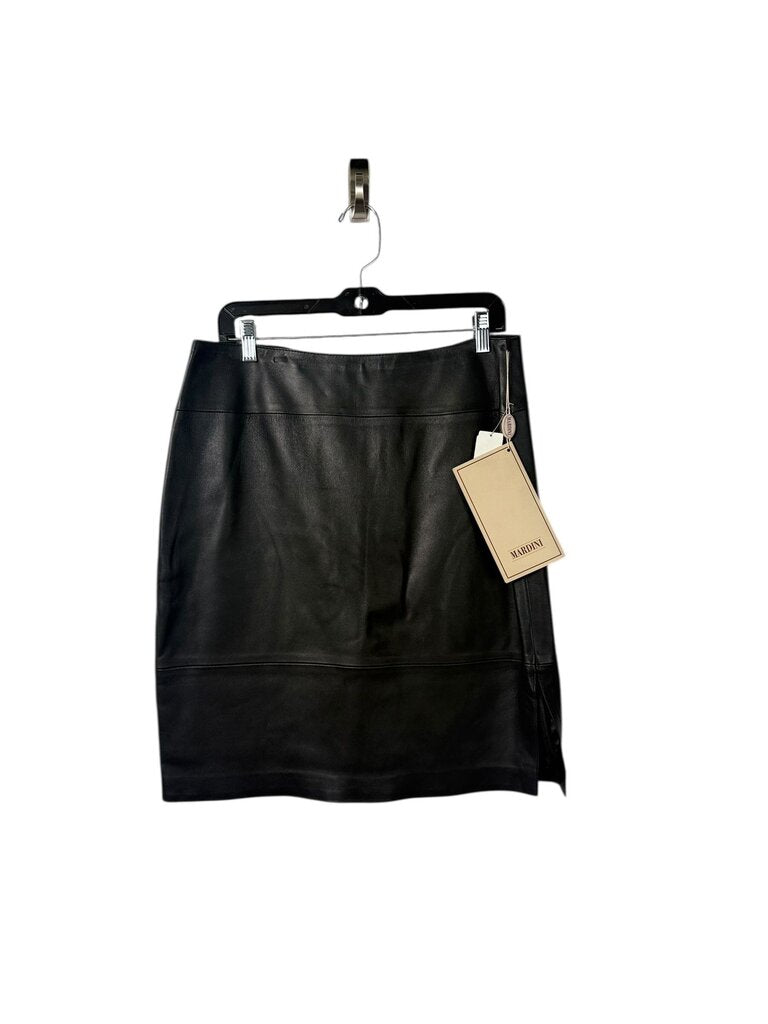 MARDINI LEATHER MIDI SKIRT