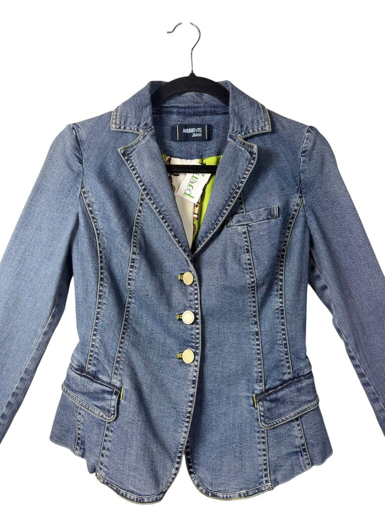 AMIENTE FITTED JEAN JACKET