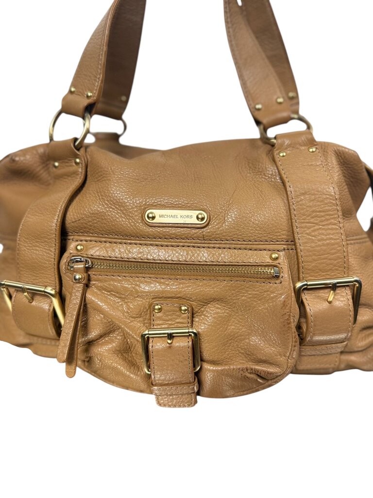 MICHAEL KORS LEATHER SHOULDER BAG