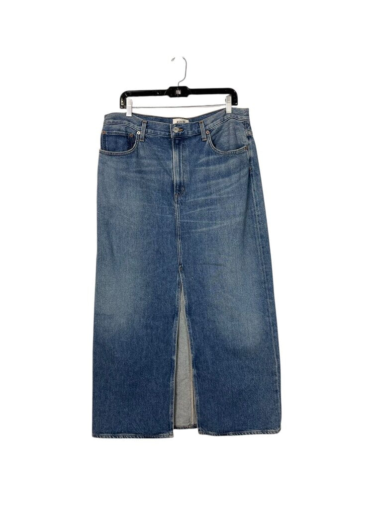 AGOLDE MIDI SKIRT WITH SLIT