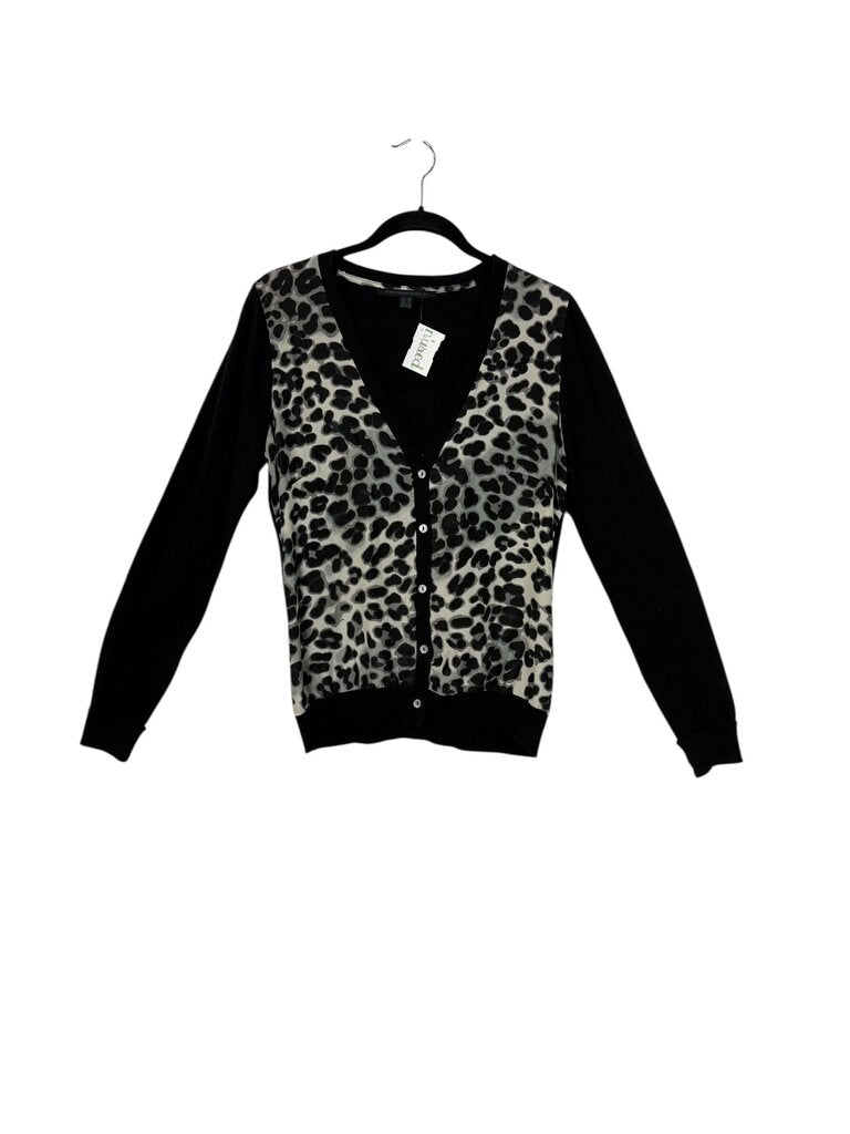 KATHERINE BARCLAY CHEETAH PRINT CARDIGAN