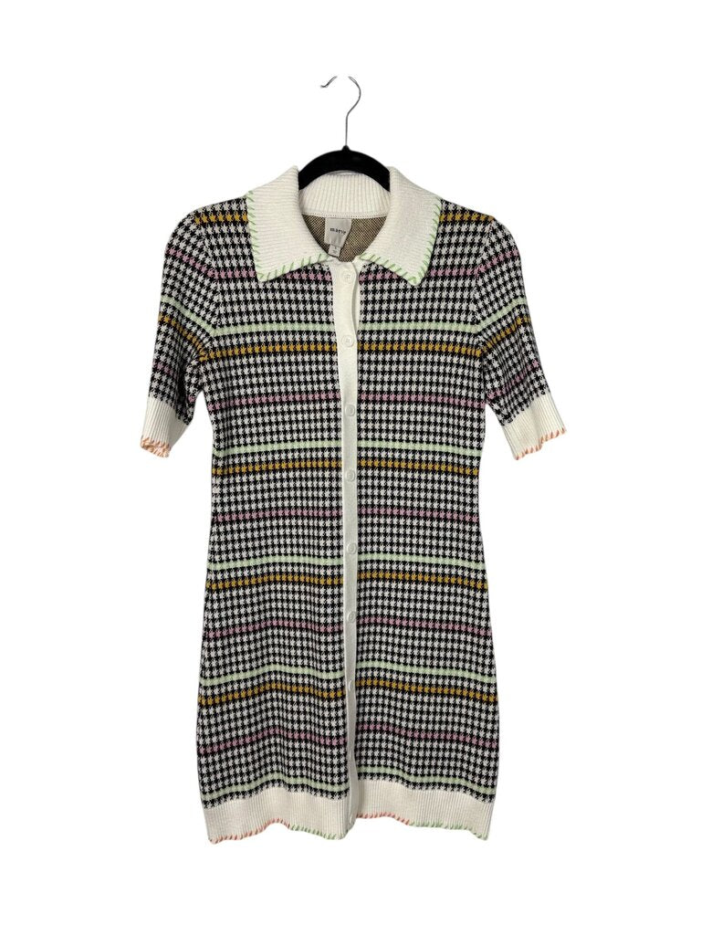 MAEVE MULTICOLOR HOUNDSTOOTH DRESS