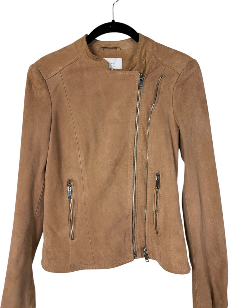 REISS SUEDE MOTO JACKET