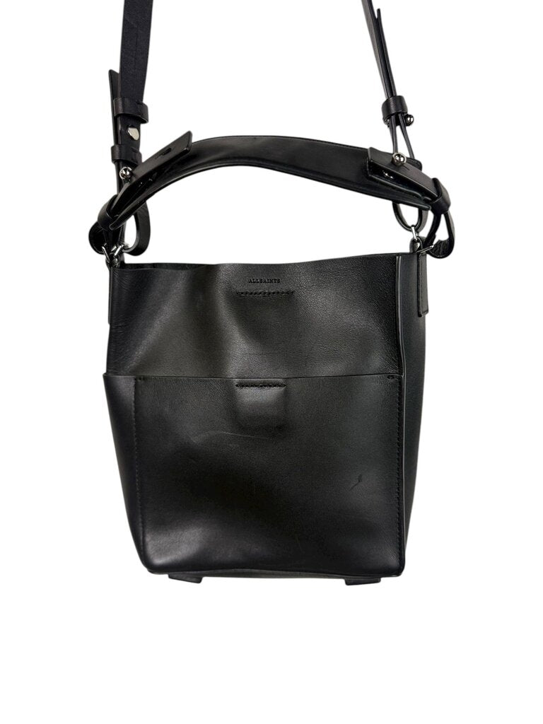 ALL SAINTS MINI LEATHER CROSSBODY