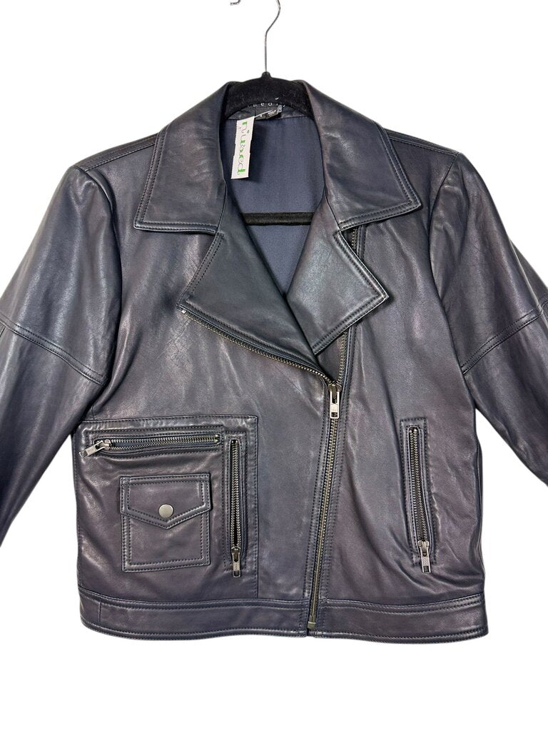 THEORY MOTO STLYE LEATHER JACKET