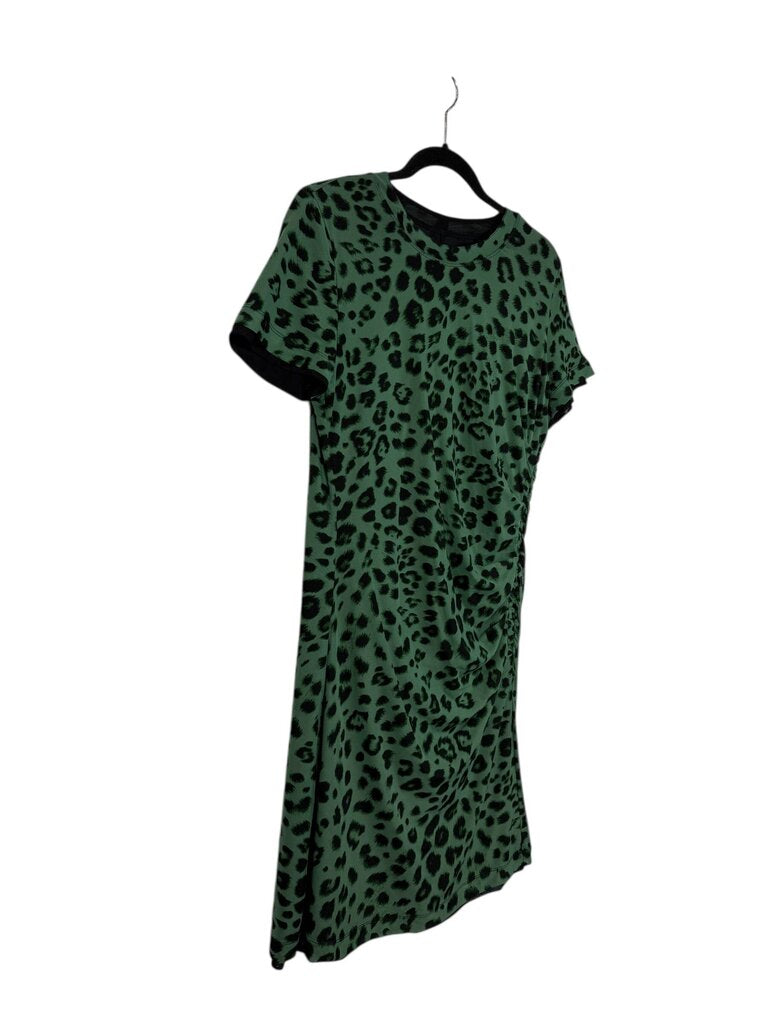 MESH CHEETAH PRINT DRESS