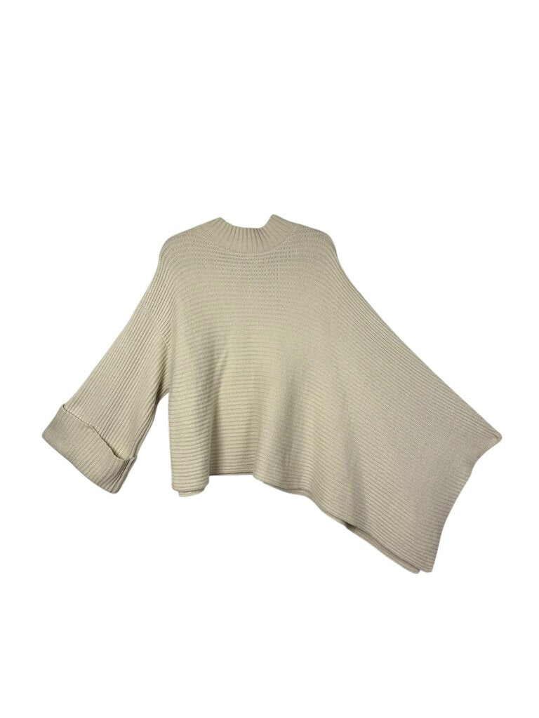 DO EVERYTHING IN LOVE ASYM SWEATER