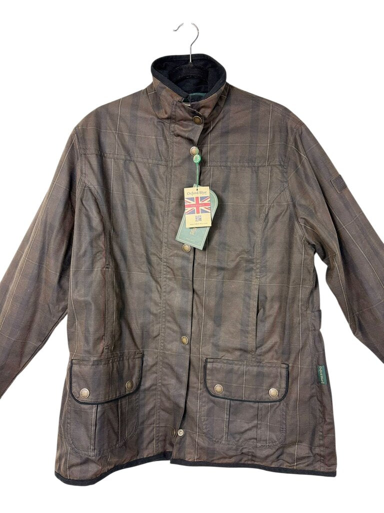 OXFORD BLUES PLAID COAT