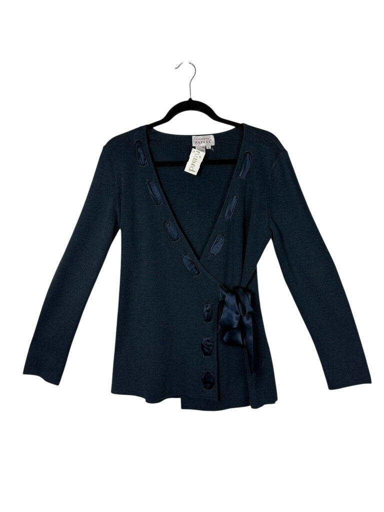 ADRIANNA PAPELL RIBBON DETAIL TOP