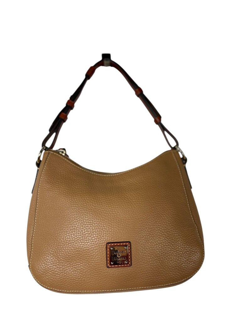 DOONEY & BURKE PEBBLE LEATHER SHOULDER BAG