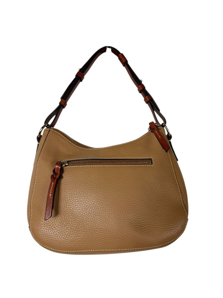 DOONEY & BURKE PEBBLE LEATHER SHOULDER BAG