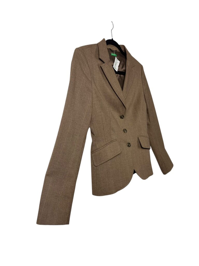 BENETTON MICRO PLAID JACKET