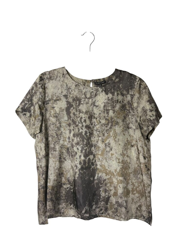 EILEEN FISHER SILK STONEWASH BLOUSE