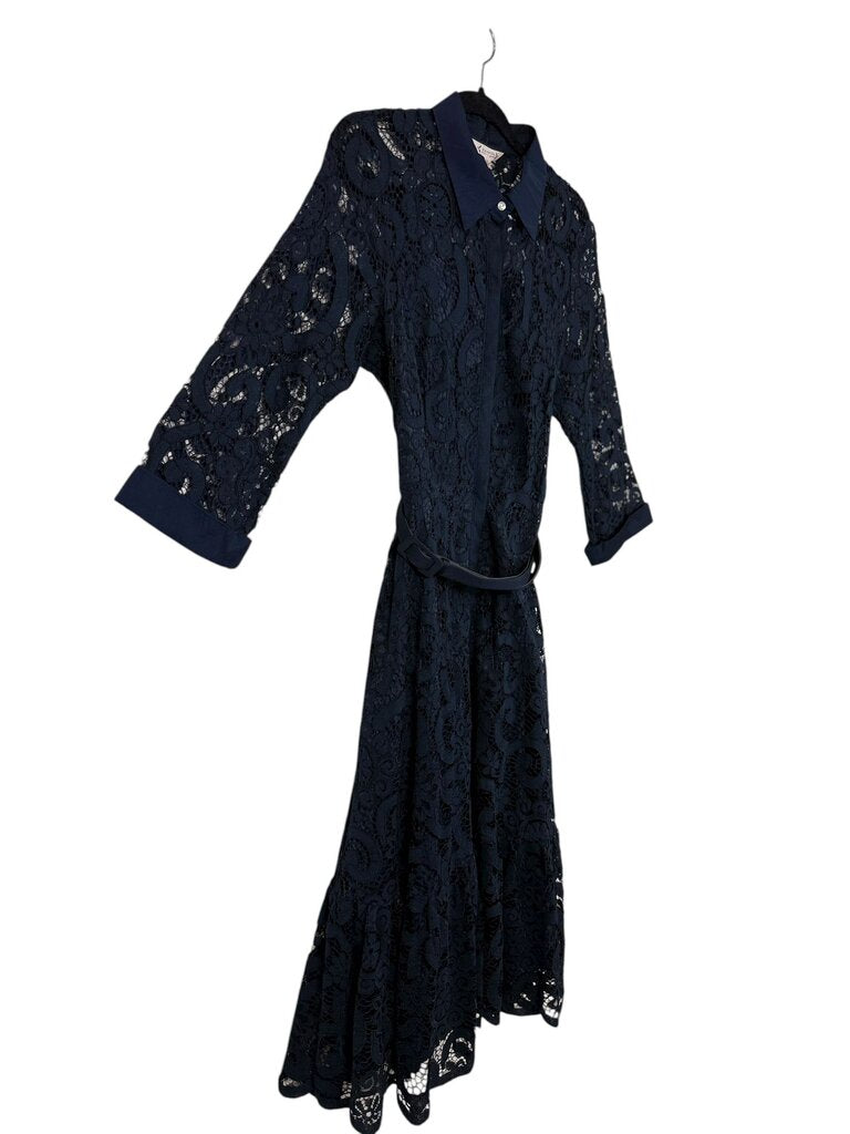 NANETTE LEPORE LACE BUTTON DOWN DRESS