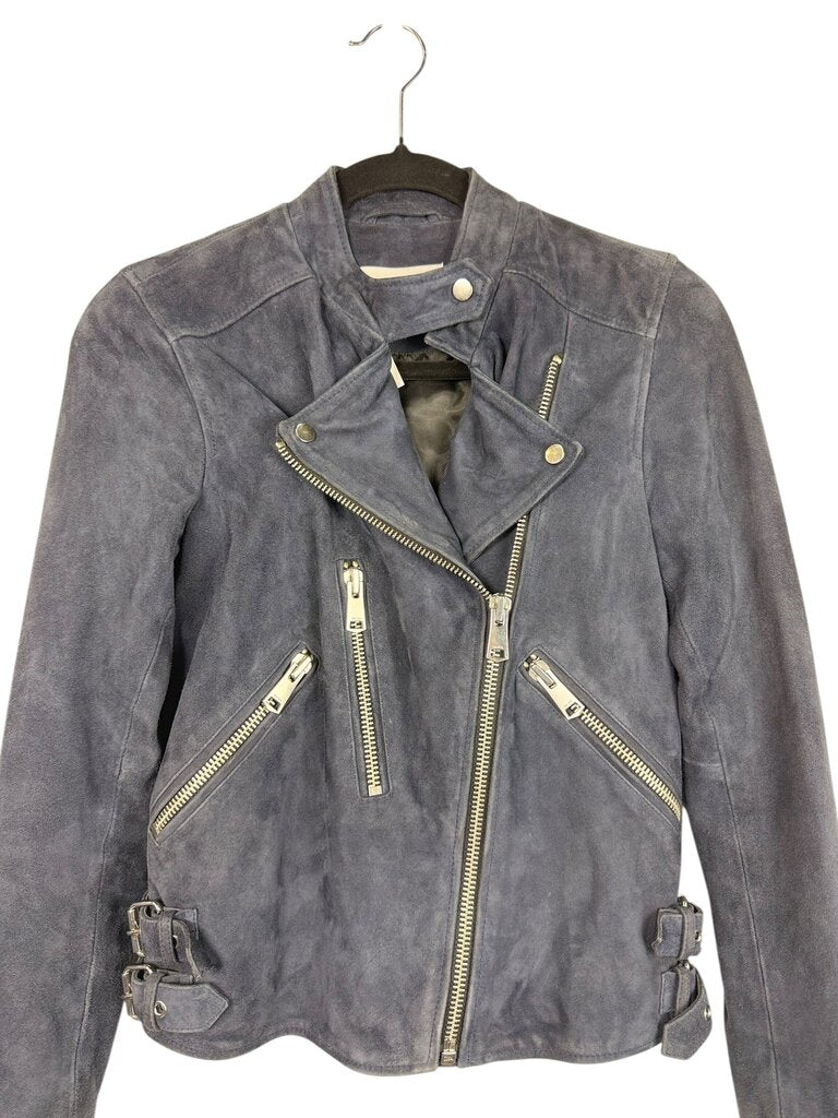 REISS SUEDE MOTO JACKET