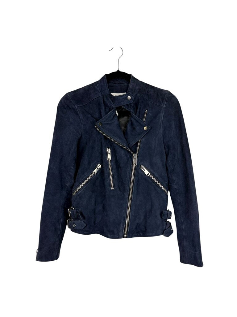 REISS SUEDE MOTO JACKET