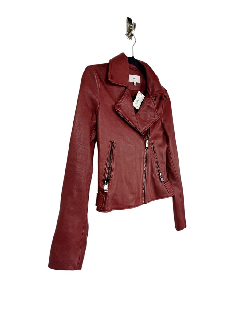 REISS LEATHER MOTO JACKET