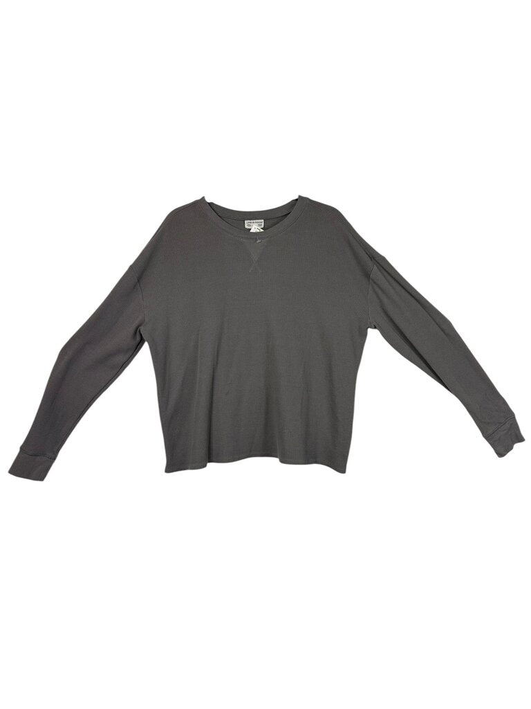 LIFE IS GOOD WAFFLE TEXTURE TOP