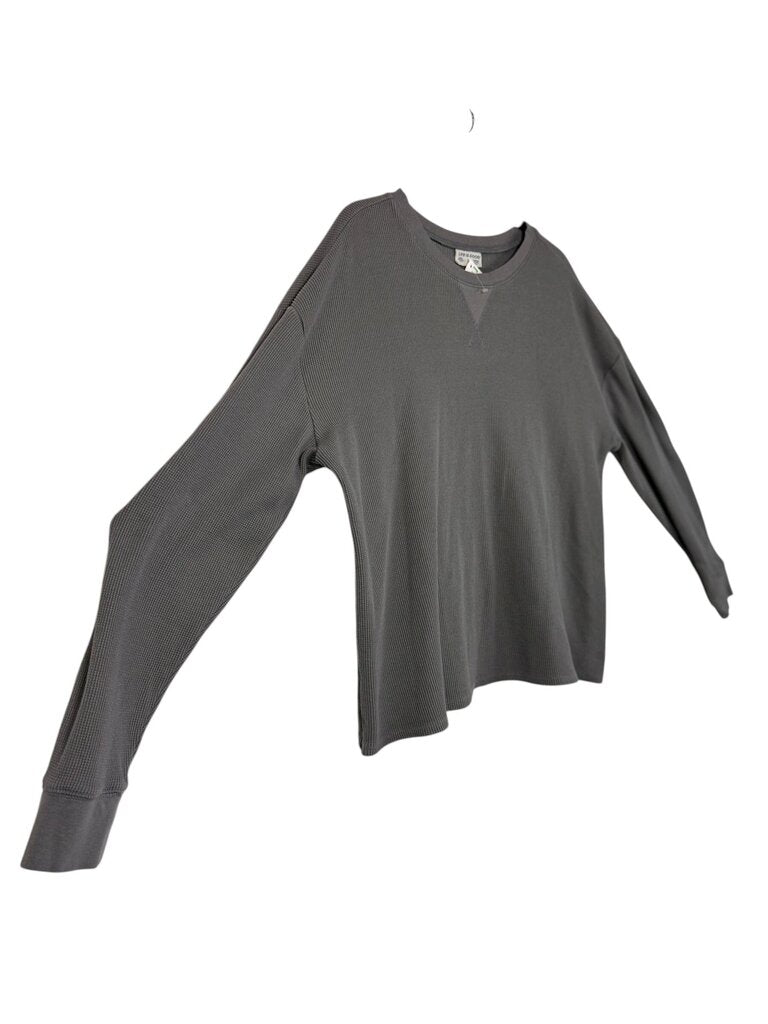 LIFE IS GOOD WAFFLE TEXTURE TOP