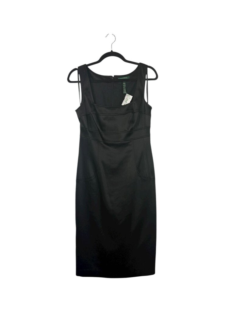 LAUREN RALPH LAUREN SATIN MIDI DRESS