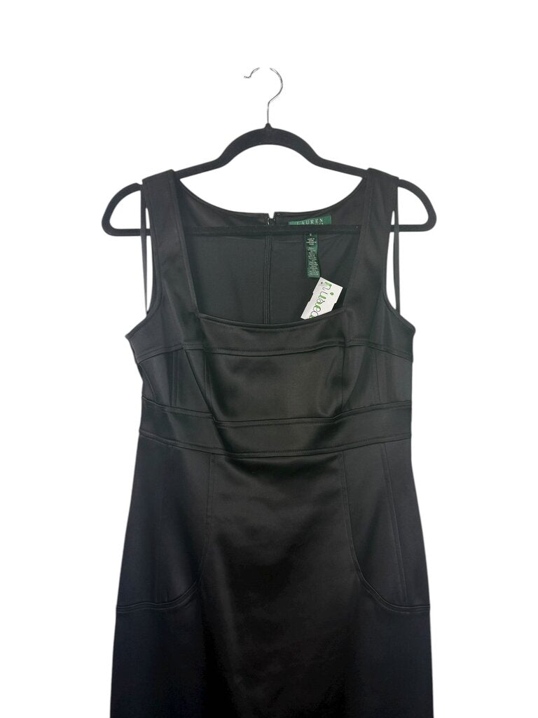 LAUREN RALPH LAUREN SATIN MIDI DRESS