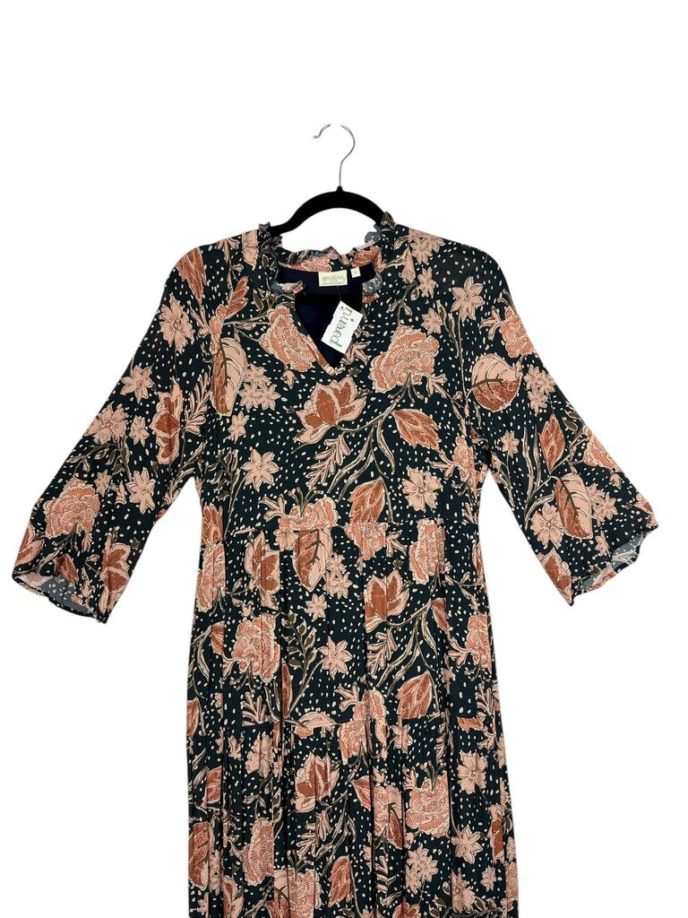 SPARTINIA FLORAL TIERED MAXI DRESS