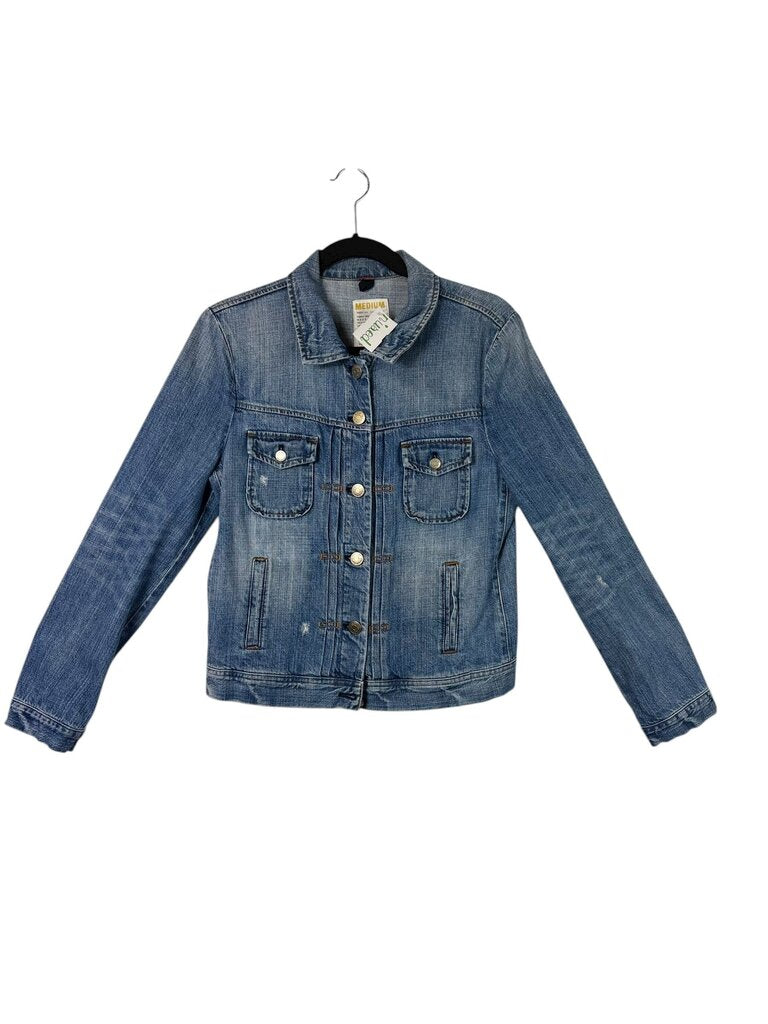 J. CREW LIGHT DISTRESSED DENIM