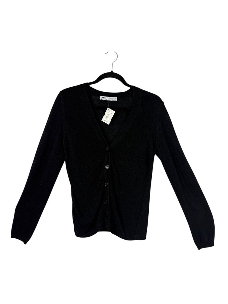 ZARA BUTTON FRONT CARDIGAN