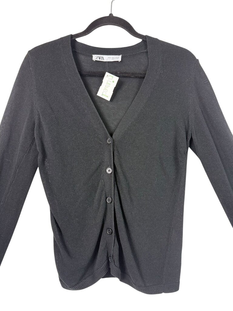 ZARA BUTTON FRONT CARDIGAN