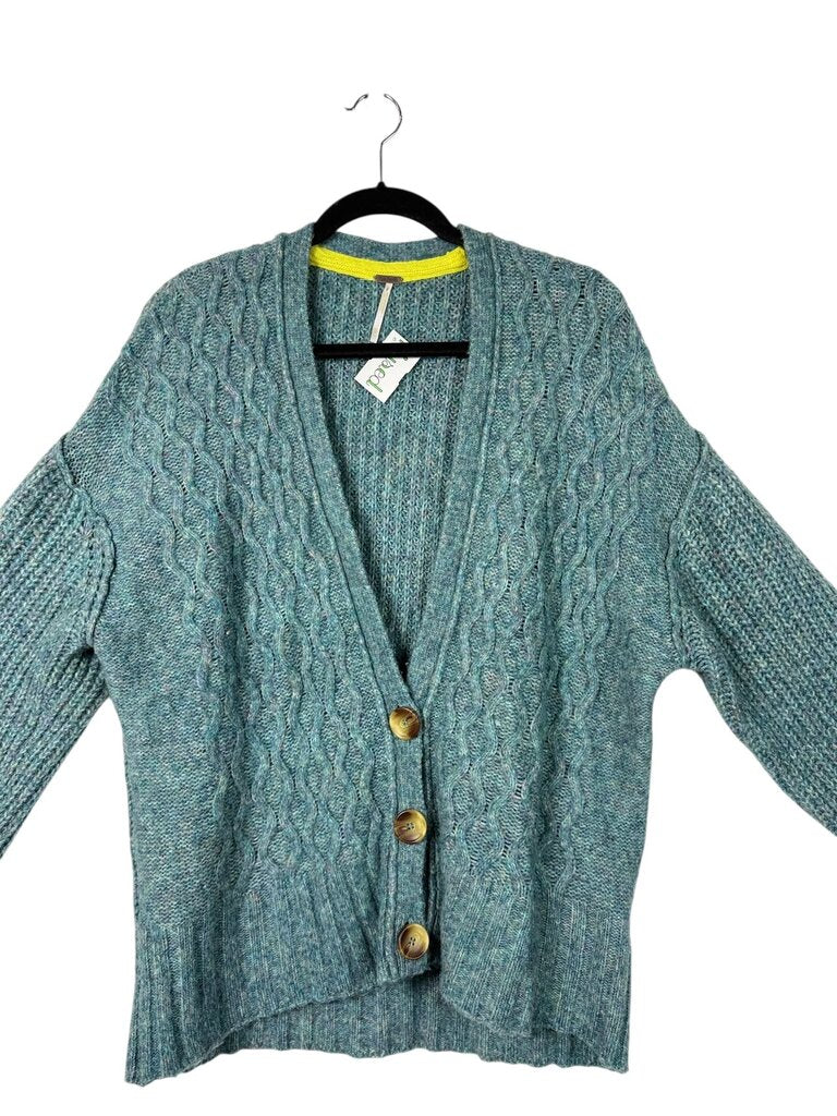 FREE PEOPLE KNIT LONG CARDIGAN
