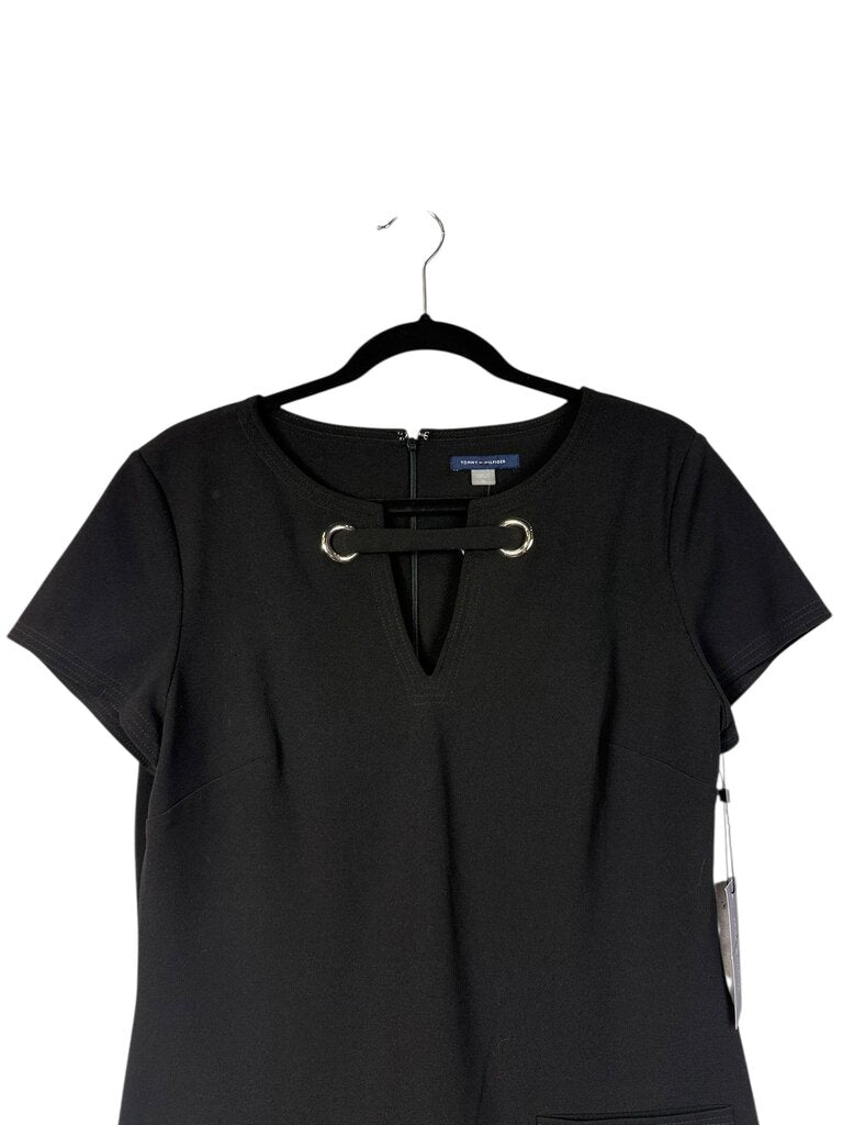 TOMMY HILFIGER GROMMET SHIFT DRESS