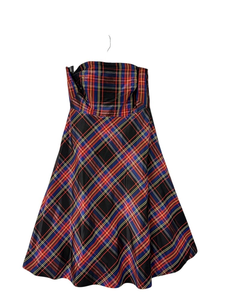 J. CREW SILK PLAID DRESS