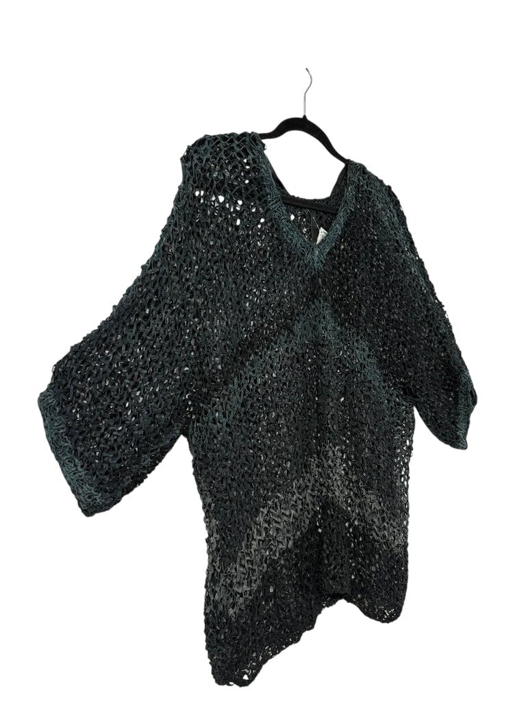 LIVIANA CONTI LEATHER KNIT TOPPER