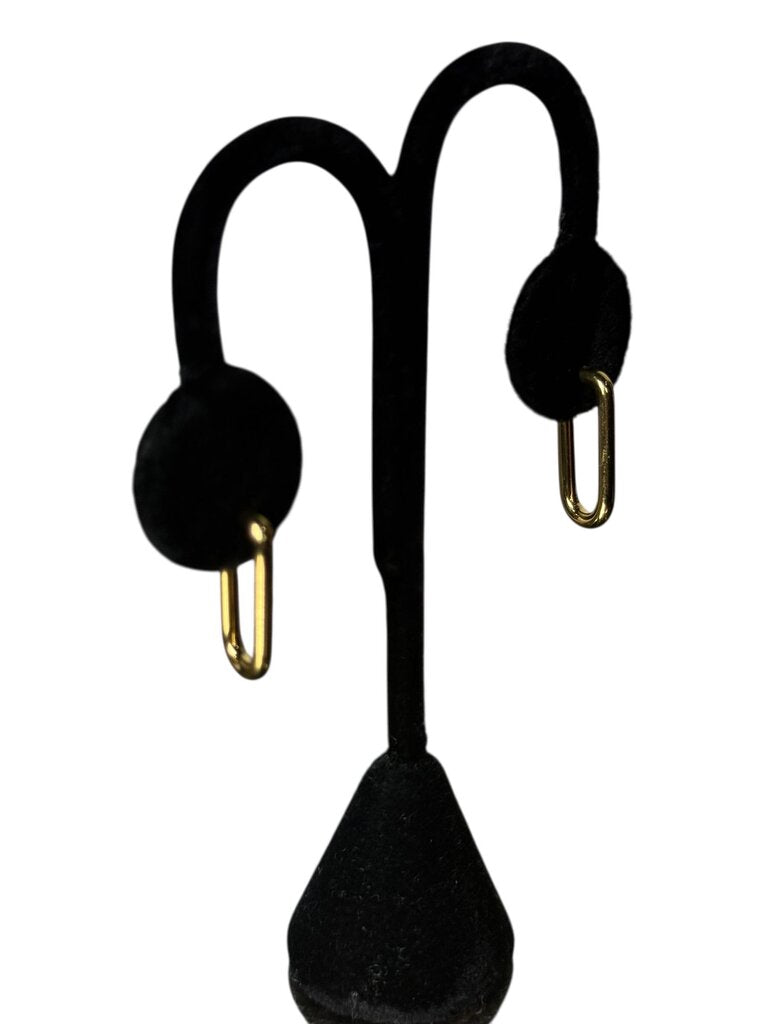 RECTANGLE DROP POST EARRING