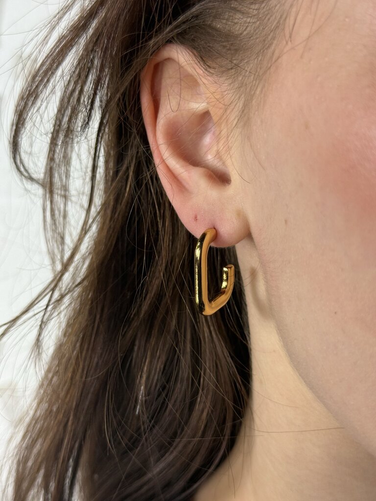 CHUNKY OPEN RECTANGLE POST