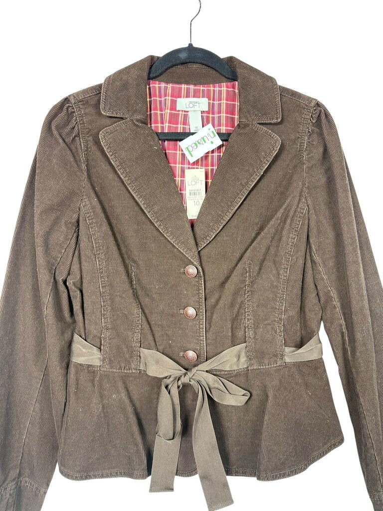 LOFT COURDURY RIBBON BELT JACKET