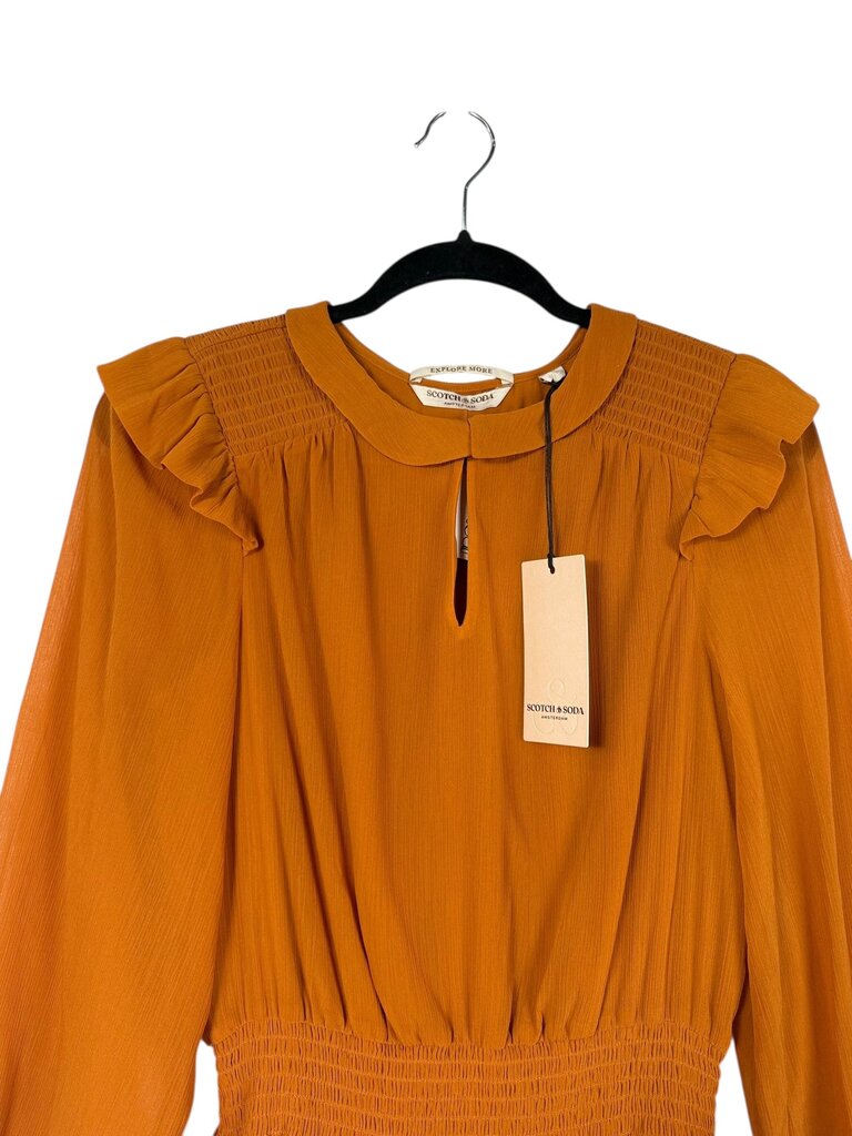 SCOTCH & SODA PLEATED SMOCK DRESS