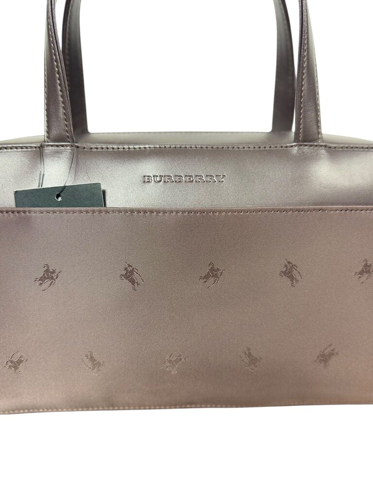 BURBERRY NYLON & LEATHER BAG