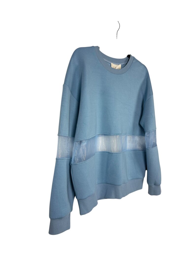 ANTHROPOLOGIE ILLUSION STRIPED SWEATER